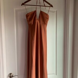 Abercrombie & Fitch Strapless Rust Dress